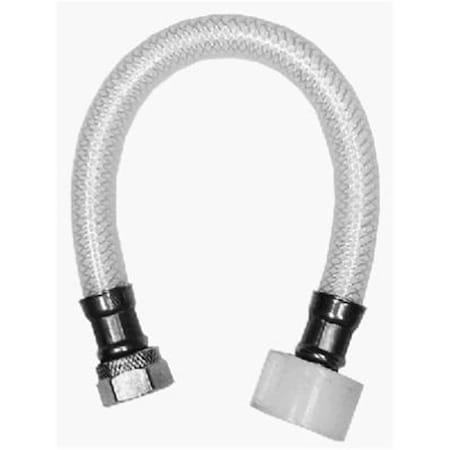 Seatsolutions 7238-20-12-1 0.5 FIP x 0.88 Ballcock x 20 in. Reinforced Poly Vinyl Toilet Connector SE697759